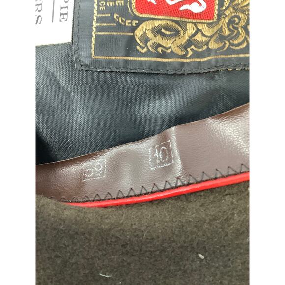 Pork Pie Hatters Women's Brown Beret Hat Pure Wool Vintage Classic G26-8 - Picture 5 of 7